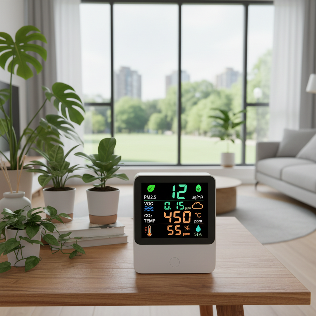 "Air Quality Monitor 8-in-1"