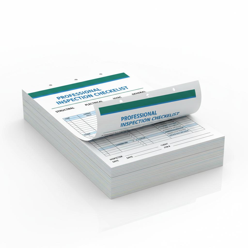 "Inspection Checklist Pad Set"