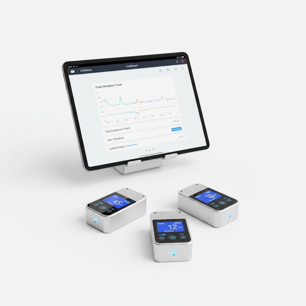 "Structural Crack Monitor Digital"